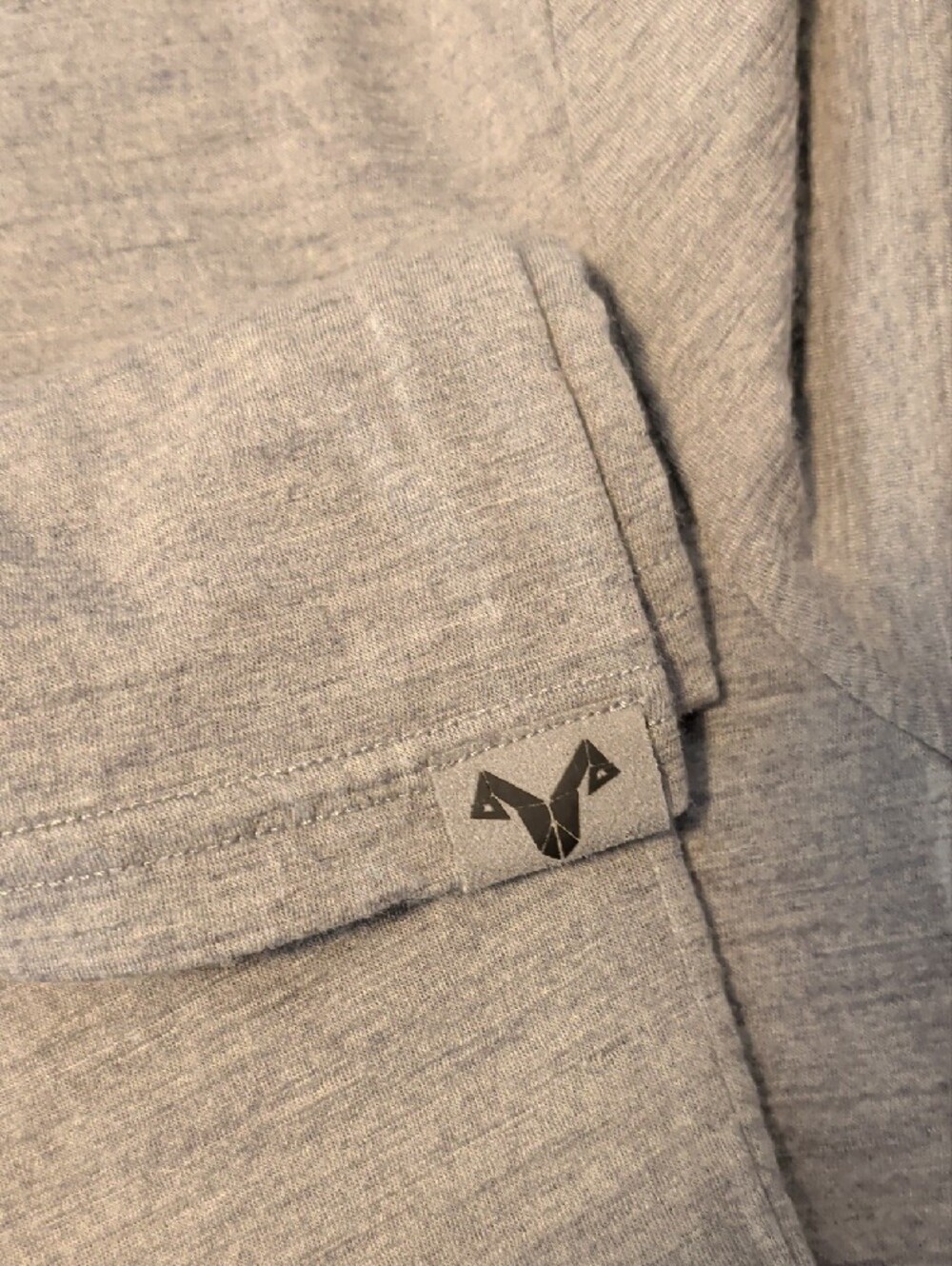 Merinovation Merino Heather Gray Short Sleeve Crewneck Tee - Picture 4 of 5